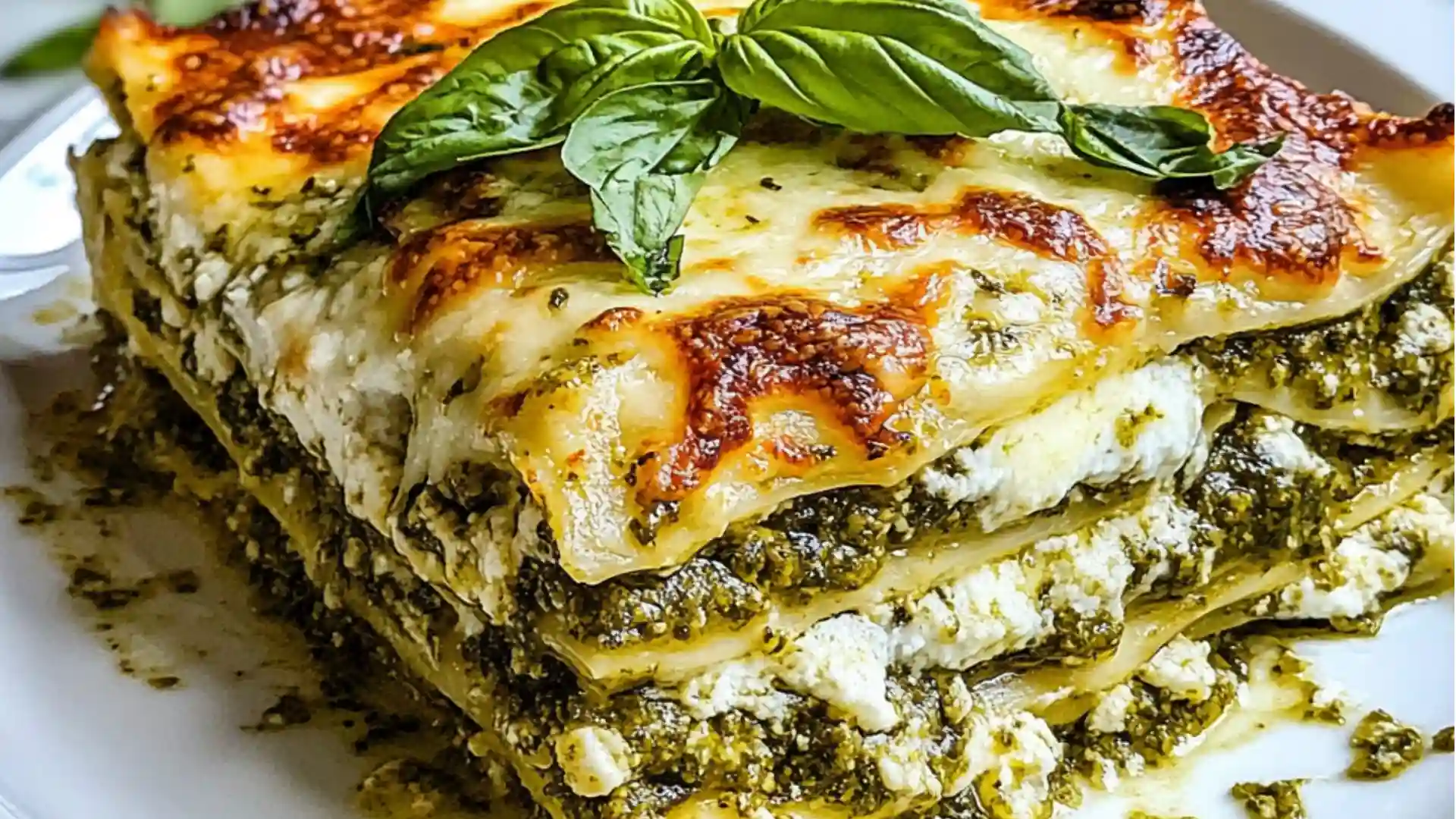 Pesto Lasagna: The Creamy Vegetarian Alternative to Red Sauce